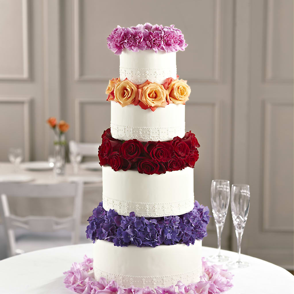 Infinite Love Cake Décor – Exquisite Flowers, Freeport FL