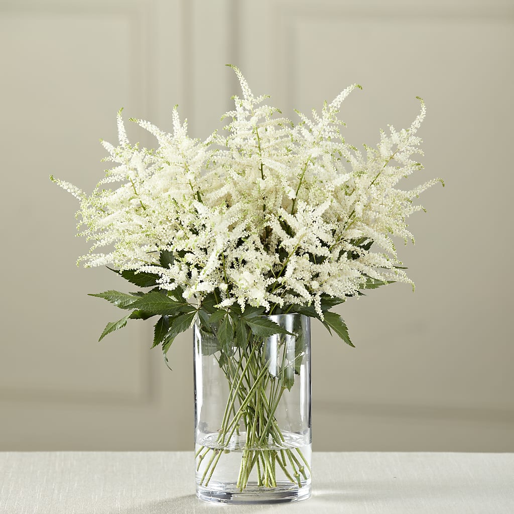 White Astilbe Bouquet – Exquisite Flowers, Freeport FL