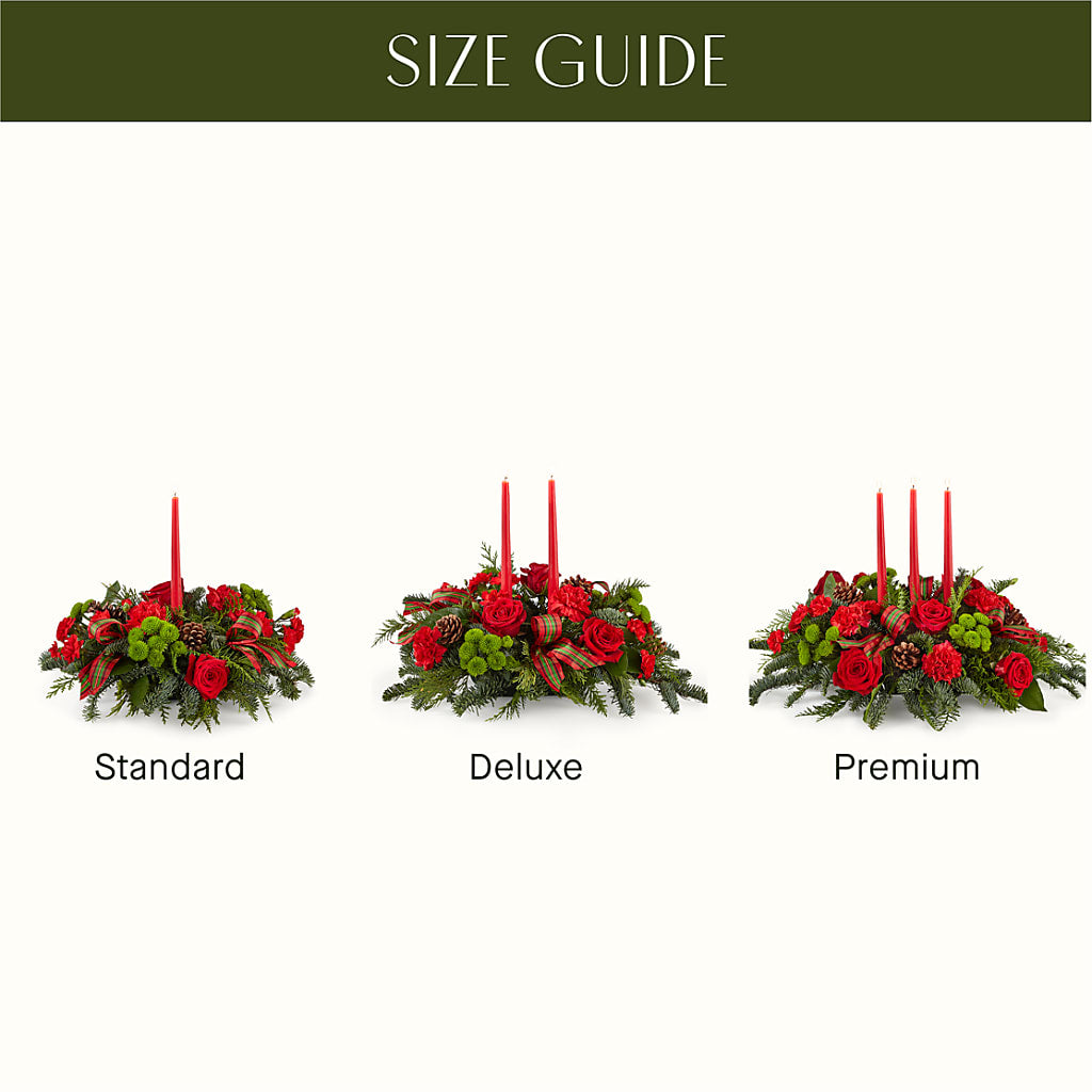 By the Candlelight Centerpiece –  Exquisite Flowers, Freeport FL