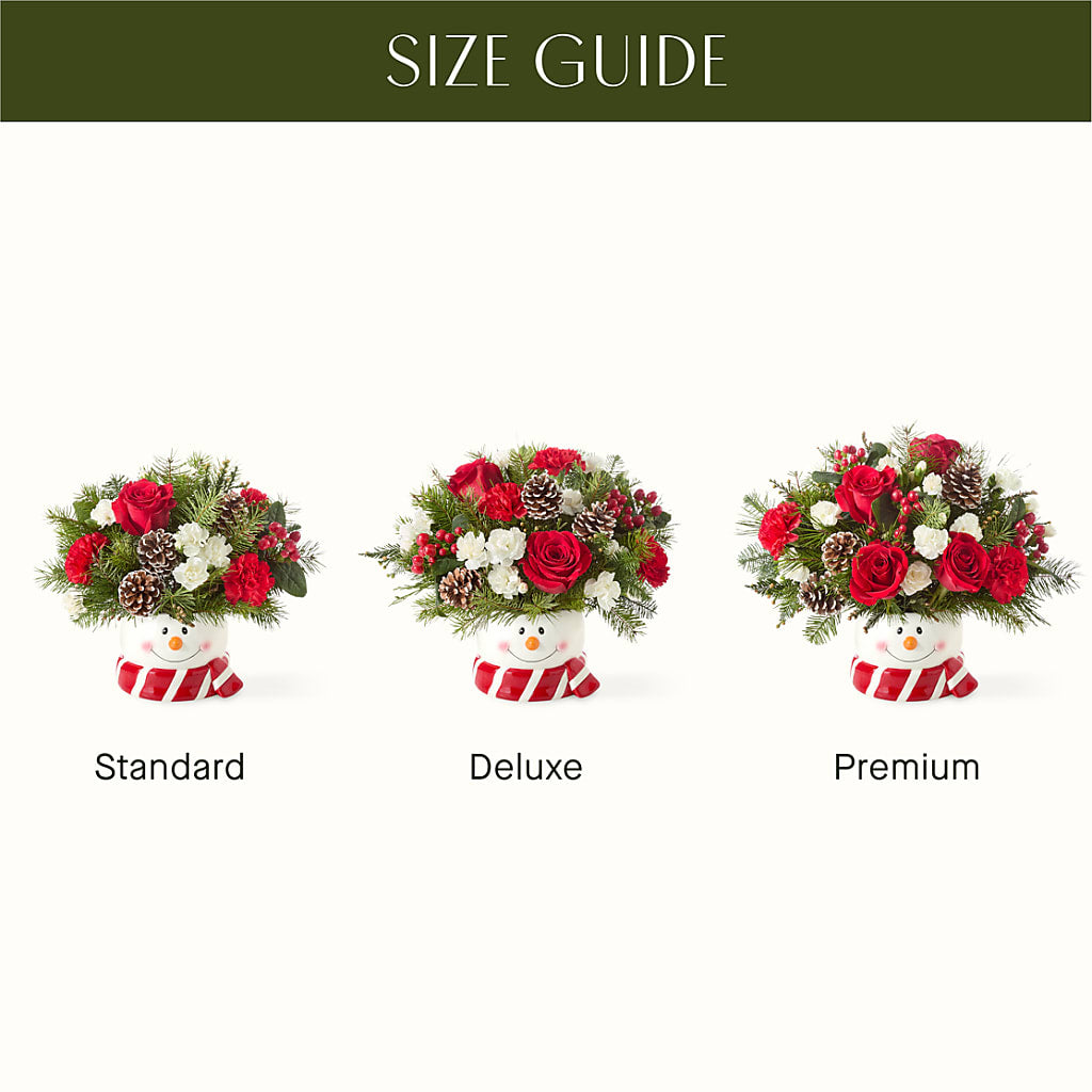 Jolly Snowman Bouquet –  Exquisite Flowers, Freeport FL