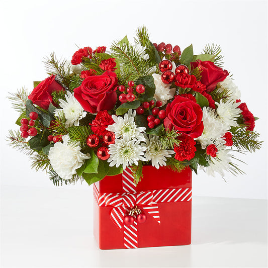Presents Under the Tree Bouquet –  Exquisite Flowers, Freeport FL