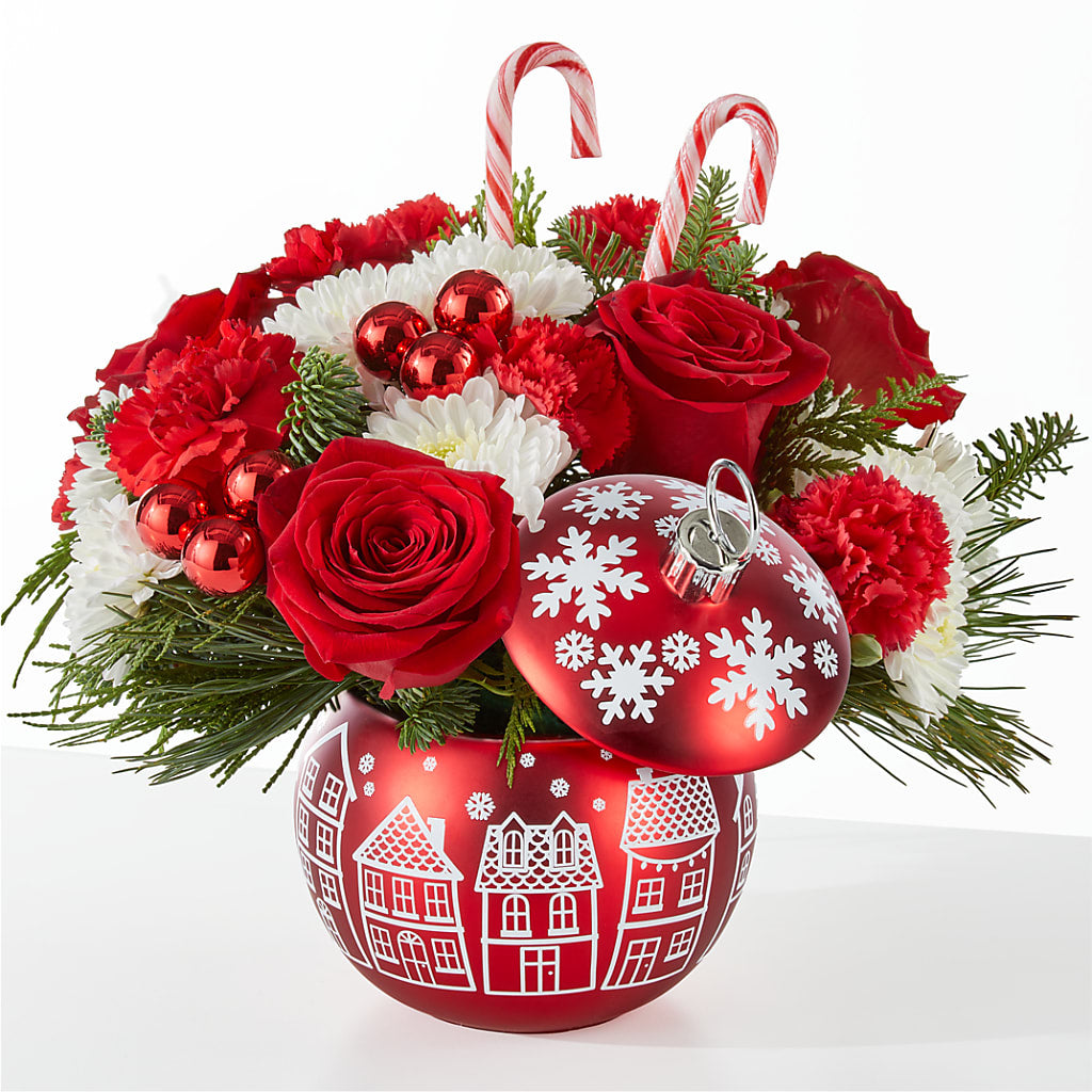 Cheer in the Air Ornament –  Exquisite Flowers, Freeport FL