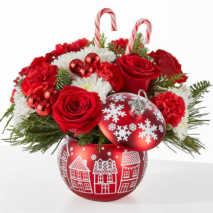 Cheer in the Air Ornament –  Exquisite Flowers, Freeport FL