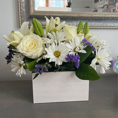 Beyond Blue Box Bouquet –  Exquisite Flowers, Freeport FL
