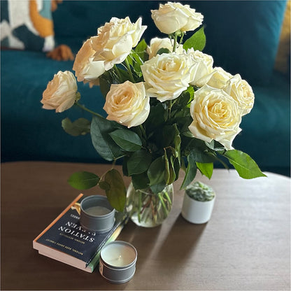 Long Stem Yellow Rose Bouquet –  Exquisite Flowers, Freeport FL