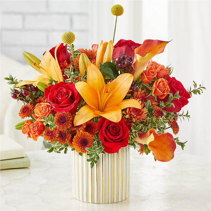Scarlet Skies Bouquet –  Exquisite Flowers, Freeport FL