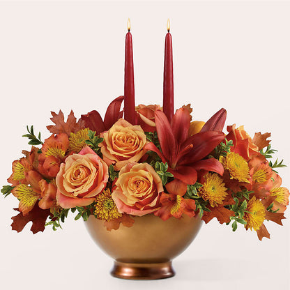 Harvest Table Centerpiece –  Exquisite Flowers, Freeport FL