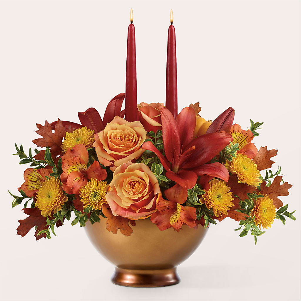 Harvest Table Centerpiece –  Exquisite Flowers, Freeport FL