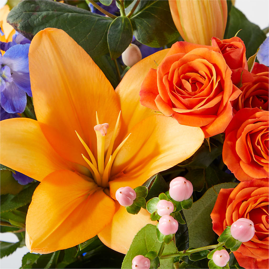 Radiant Citrus Bouquet –  Exquisite Flowers, Freeport FL