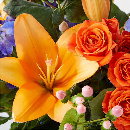 Radiant Citrus Bouquet –  Exquisite Flowers, Freeport FL