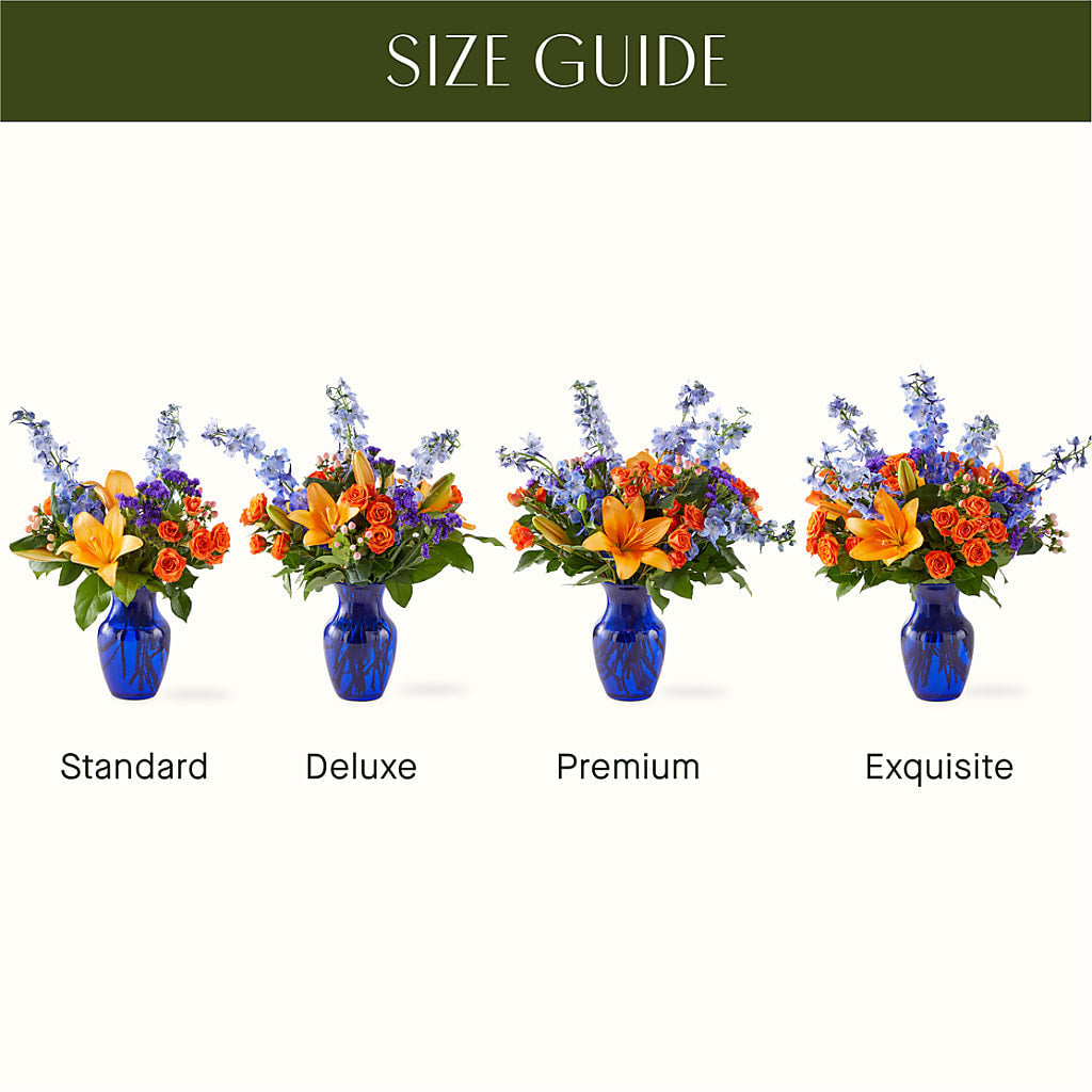 Radiant Citrus Bouquet –  Exquisite Flowers, Freeport FL