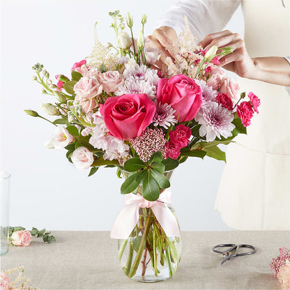 Pink Ribbon - A Florist Original –  Exquisite Flowers, Freeport FL