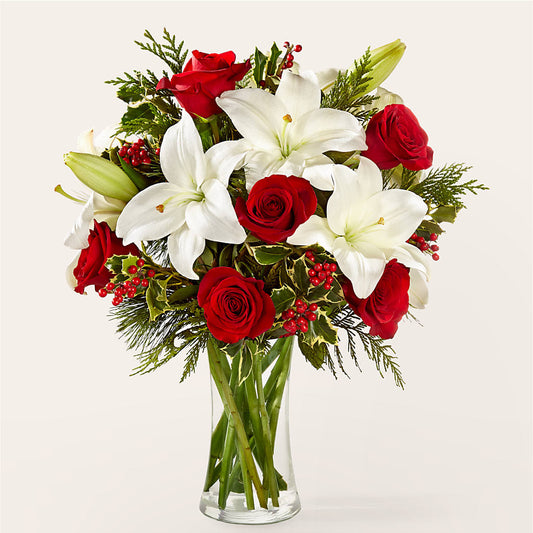 Sparkling Snowflakes Bouquet –  Exquisite Flowers, Freeport FL