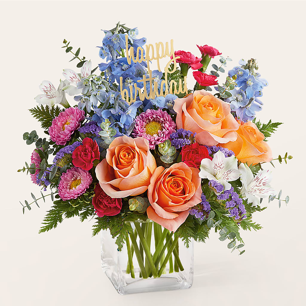 Birthday Bash Bouquet –  Exquisite Flowers, Freeport FL