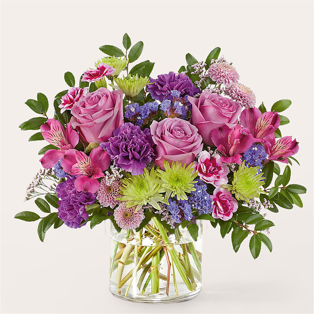 Glass Half Full Bouquet –  Exquisite Flowers, Freeport FL