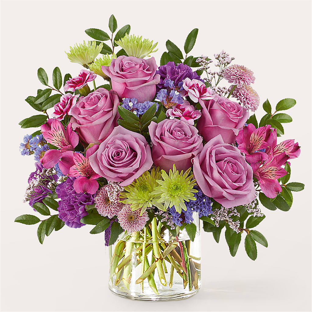 Glass Half Full Bouquet –  Exquisite Flowers, Freeport FL