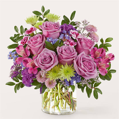 Glass Half Full Bouquet –  Exquisite Flowers, Freeport FL