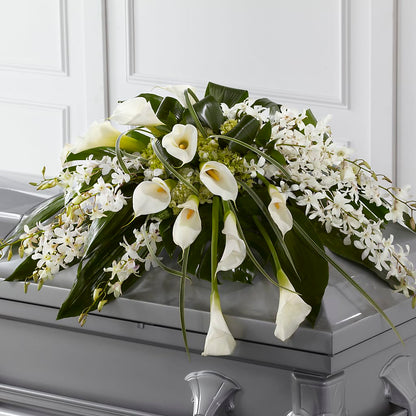 Angel Wings Casket Spray –  Exquisite Flowers, Freeport FL