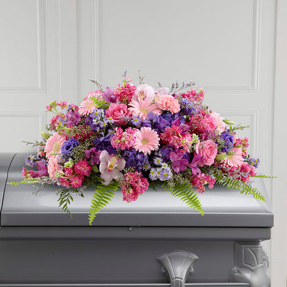 Glorious Garden Casket Spray –  Exquisite Flowers, Freeport FL