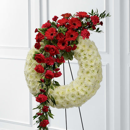 Graceful Tribute Wreath –  Exquisite Flowers, Freeport FL