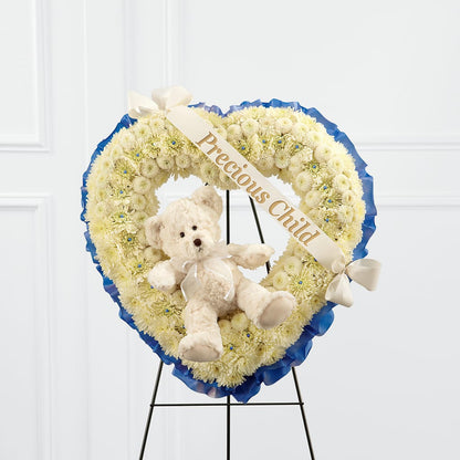 Precious Child Standing Heart –  Exquisite Flowers, Freeport FL