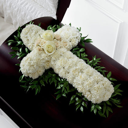 Peaceful Memories Casket Spray (Standard) –  Exquisite Flowers, Freeport FL