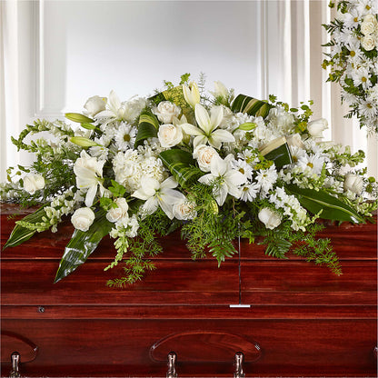 Abundance Casket Spray –  Exquisite Flowers, Freeport FL
