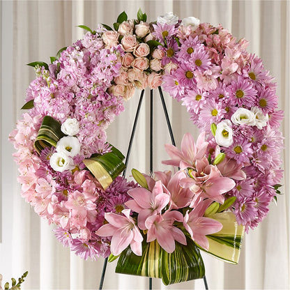 Gift of Warmth Wreath –  Exquisite Flowers, Freeport FL