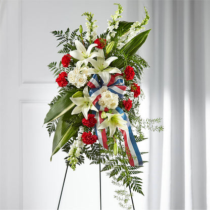 Stars of Life Standing Spray –  Exquisite Flowers, Freeport FL