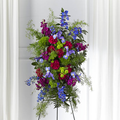 Heavenly Skies Standing Spray –  Exquisite Flowers, Freeport FL