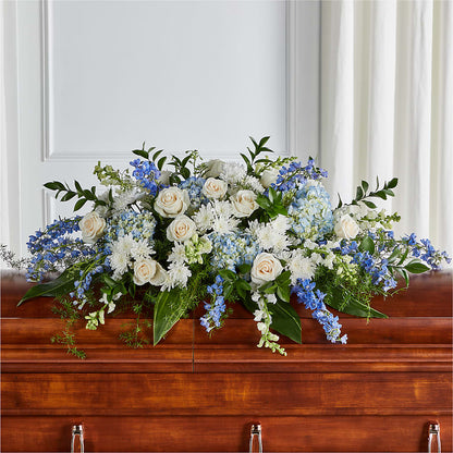 Timeless Essence Casket Spray –  Exquisite Flowers, Freeport FL