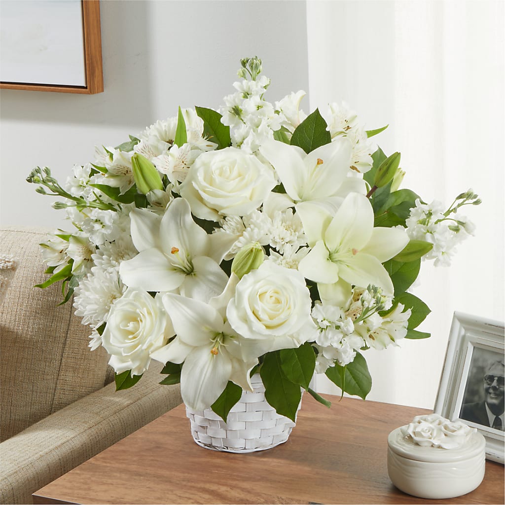 Peaceful Reflections Arrangement –  Exquisite Flowers, Freeport FL