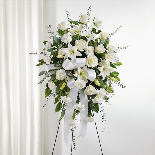 With Care Standing Spray –  Exquisite Flowers, Freeport FL
