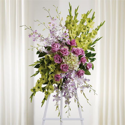 Lasting Legacy Standing Spray –  Exquisite Flowers, Freeport FL