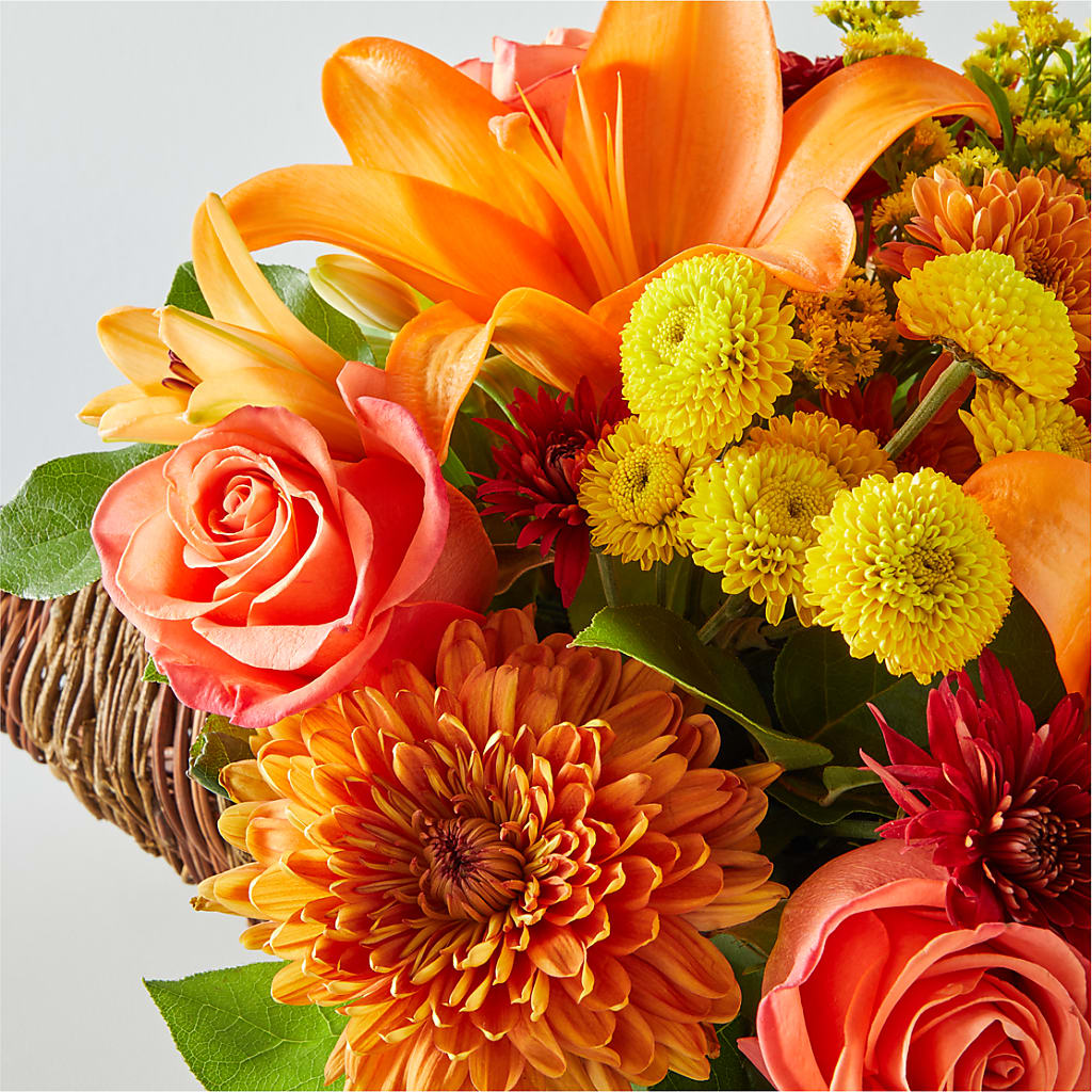 Bouquet of Blessings Cornucopia –  Exquisite Flowers, Freeport FL