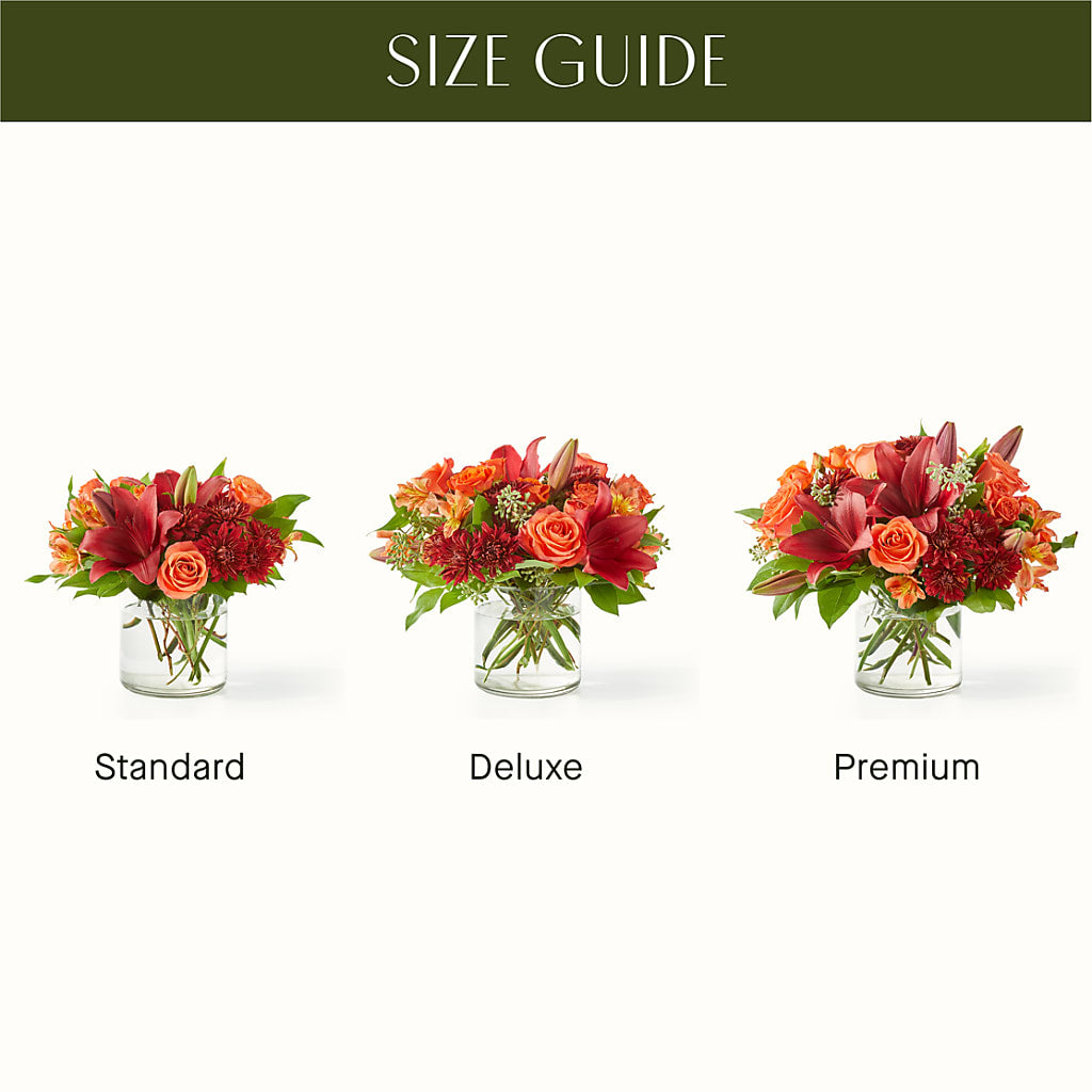 Crimson Leaves Bouquet –  Exquisite Flowers, Freeport FL