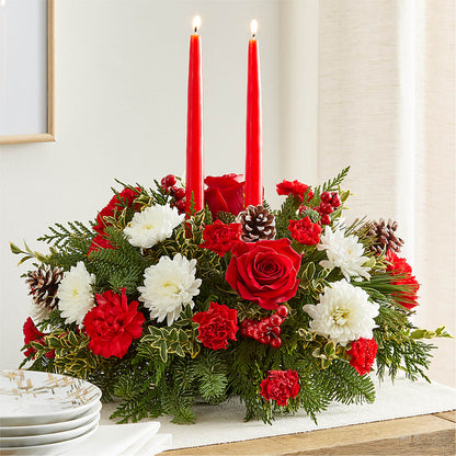 Holiday Soiree Centerpiece –  Exquisite Flowers, Freeport FL