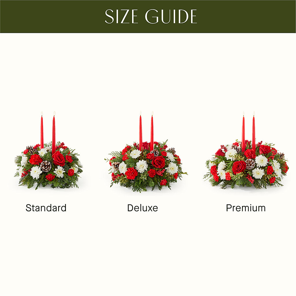 Holiday Soiree Centerpiece –  Exquisite Flowers, Freeport FL