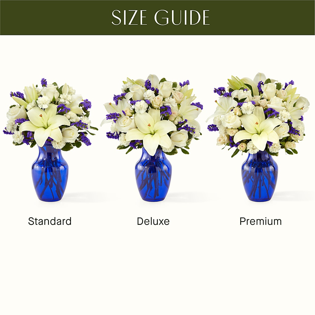 Sapphire Rush Bouquet –  Exquisite Flowers, Freeport FL