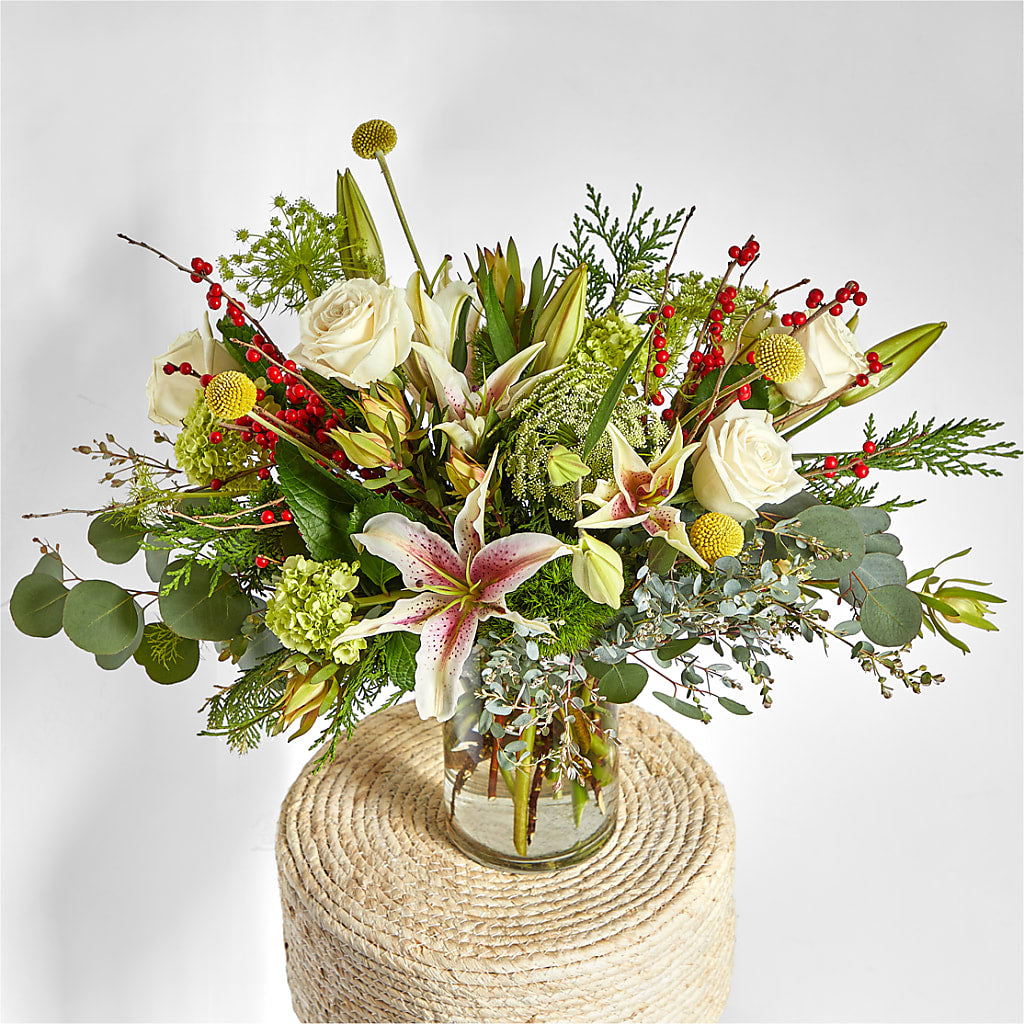 Berry & Bright Bouquet –  Exquisite Flowers, Freeport FL