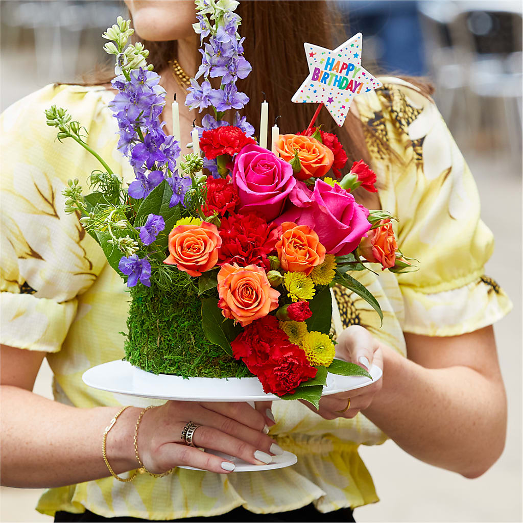 Best Year Yet Floral Cake –  Exquisite Flowers, Freeport FL