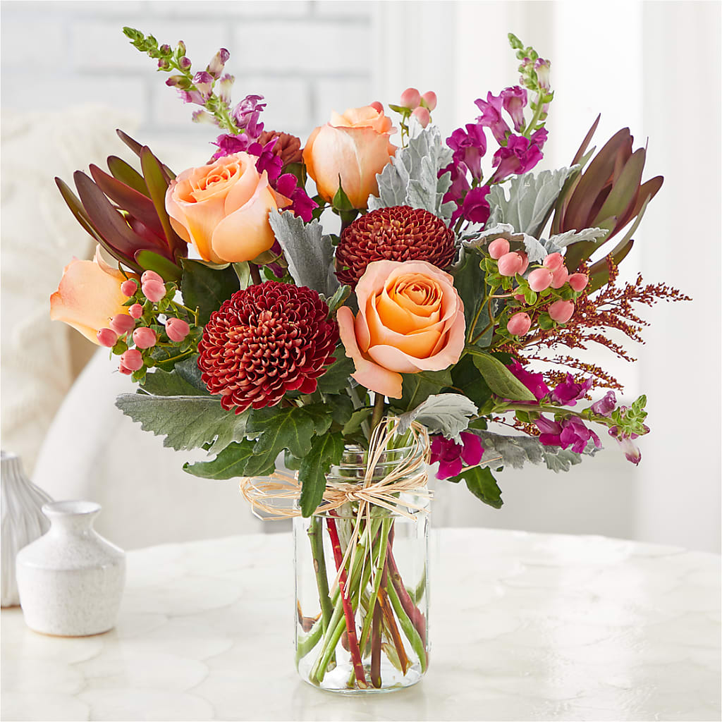 Moody Hues Bouquet –  Exquisite Flowers, Freeport FL