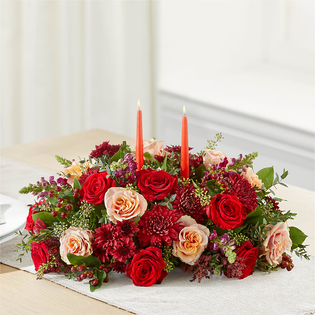 Most Thankful Centerpiece –  Exquisite Flowers, Freeport FL