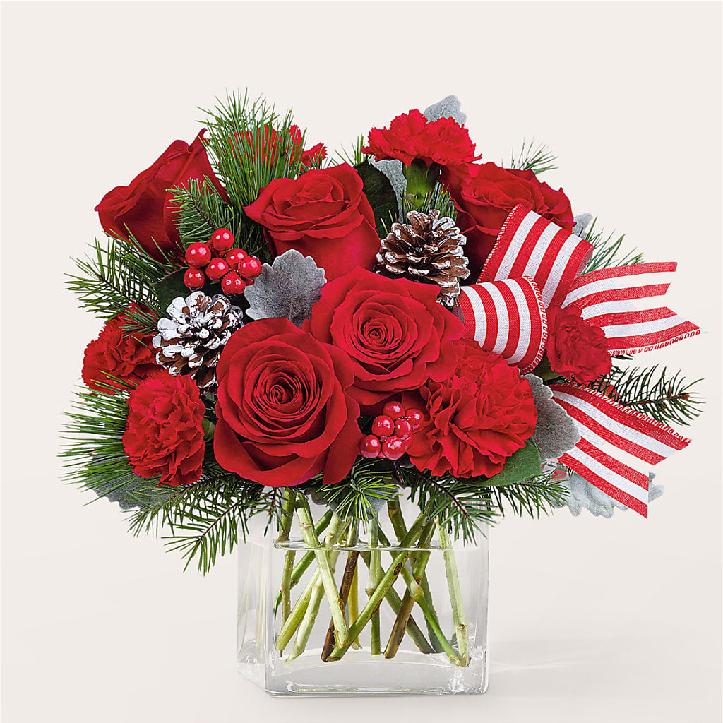 Baking Spirits Bright Bouquet –  Exquisite Flowers, Freeport FL