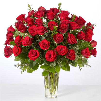 Forever Yours Fifty Stem Red Rose Bouquet –  Exquisite Flowers, Freeport FL