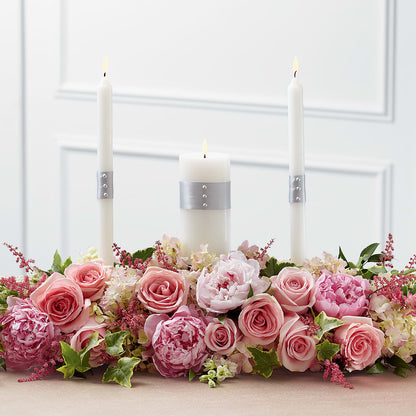 Worldwide Romance Unity Candle Arrangement –  Exquisite Flowers, Freeport FL