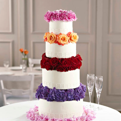 Infinite Love Cake Décor –  Exquisite Flowers, Freeport FL