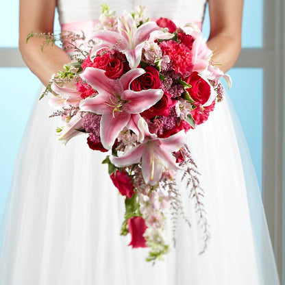 Lily & Rose Bouquet –  Exquisite Flowers, Freeport FL