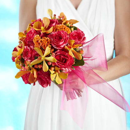 Brilliant Shades of Love Bouquet –  Exquisite Flowers, Freeport FL